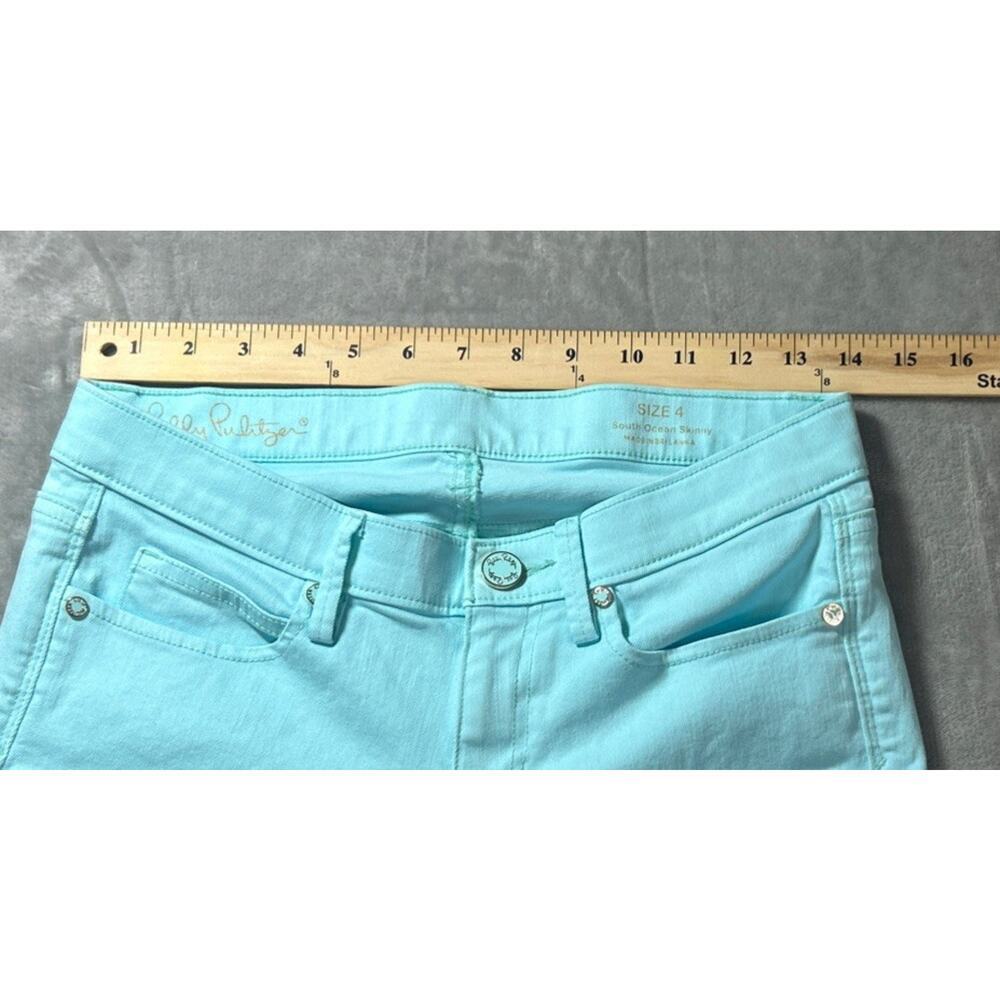 Lilly Pulitzer South Ocean Skinny Jeans Women’s Size 4 Denim Stretch - Picture 3 of 12